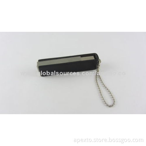 Leather Swivel USB Flash Drive, Customized Packaging Types/Logos Accepted, 256MB to 32GB